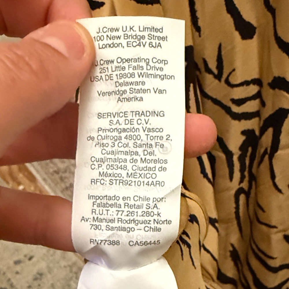 Madewell silk Zebra Print Midi Skirt - Picture 9 of 9